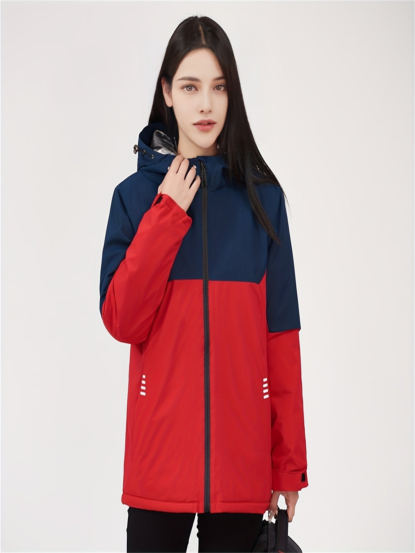 Women's Outdoor Sports Jacket Windproof Rainproof Hooded Jacket