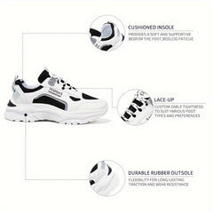 Women's Chunky Sneakers Lace-up Platform Shoes