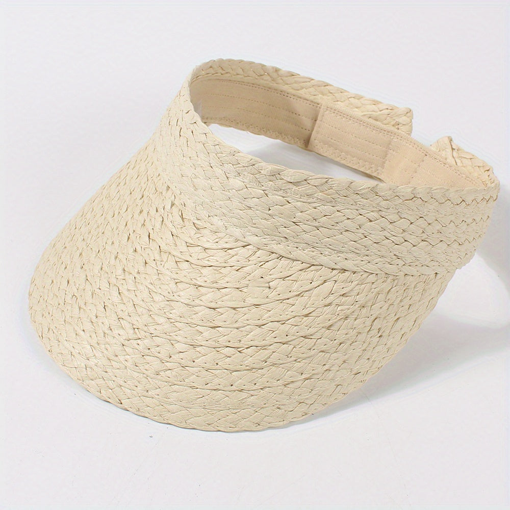 Foldable Straw Sun Hat Lightweight Summer Beach Hats For Women