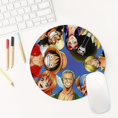 Custom Gaming Mouse Pad for Women and Girls, Round Non-Slip Rubber Mouse Mat