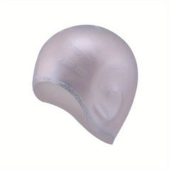 Silicone Swimming Cap with Ear Protection for Men and Women