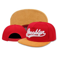 Men's English Embroidery Hip hop Flat Brim Hat