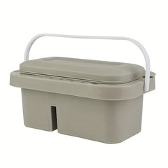 Zoylofg Wash Pen Bucket With Pen Holder & Painting Palette Lid