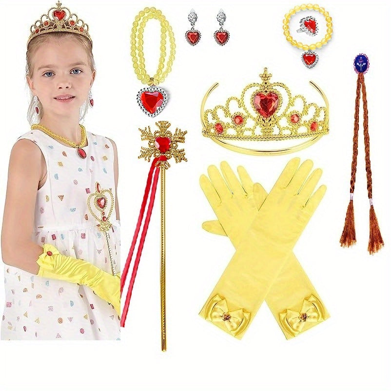10pcs Princess Dress Up Accessories For Girls