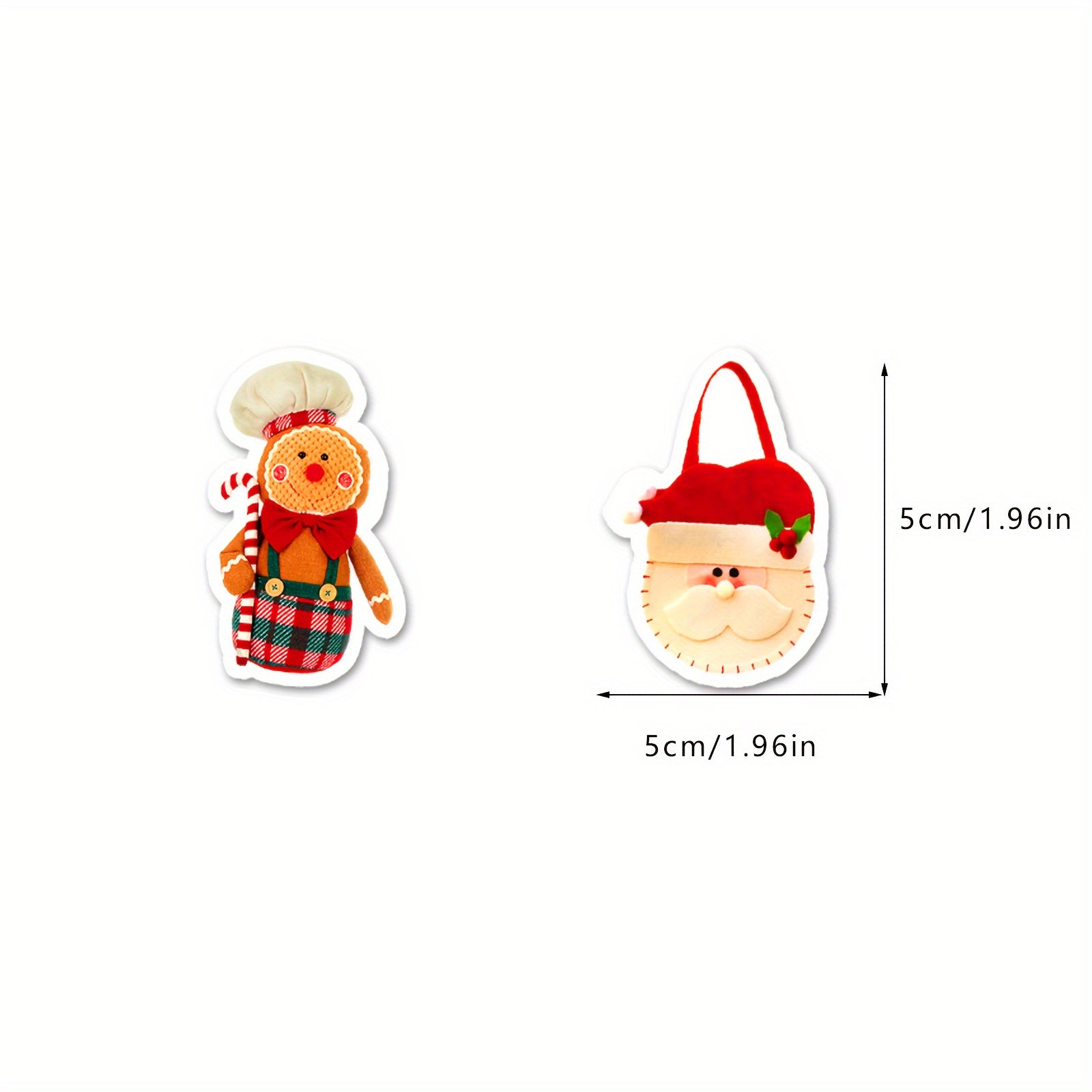 50pcs Christmas Style Party Decoration Stickers Waterproof Stickers