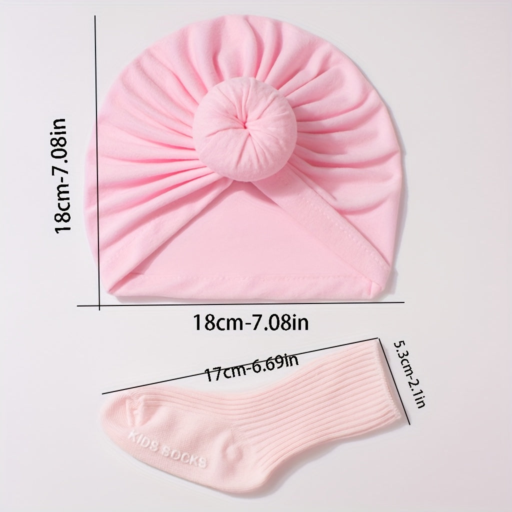 3pcs Baby Donut Hair Accessories Set