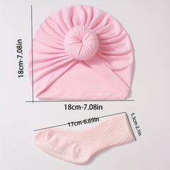 3pcs Baby Donut Hair Accessories Set