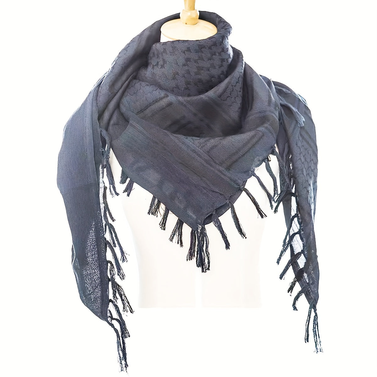 Windproof Navy Arabic Square Tactical Scarf For Military Fan