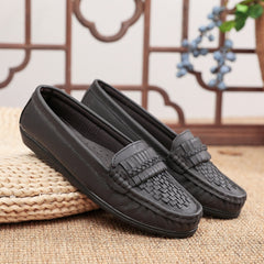 Roman Faux Leather Women's Slip-on Loafers