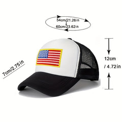 Flag Sponge Mesh Hat Trucker Baseball Cap