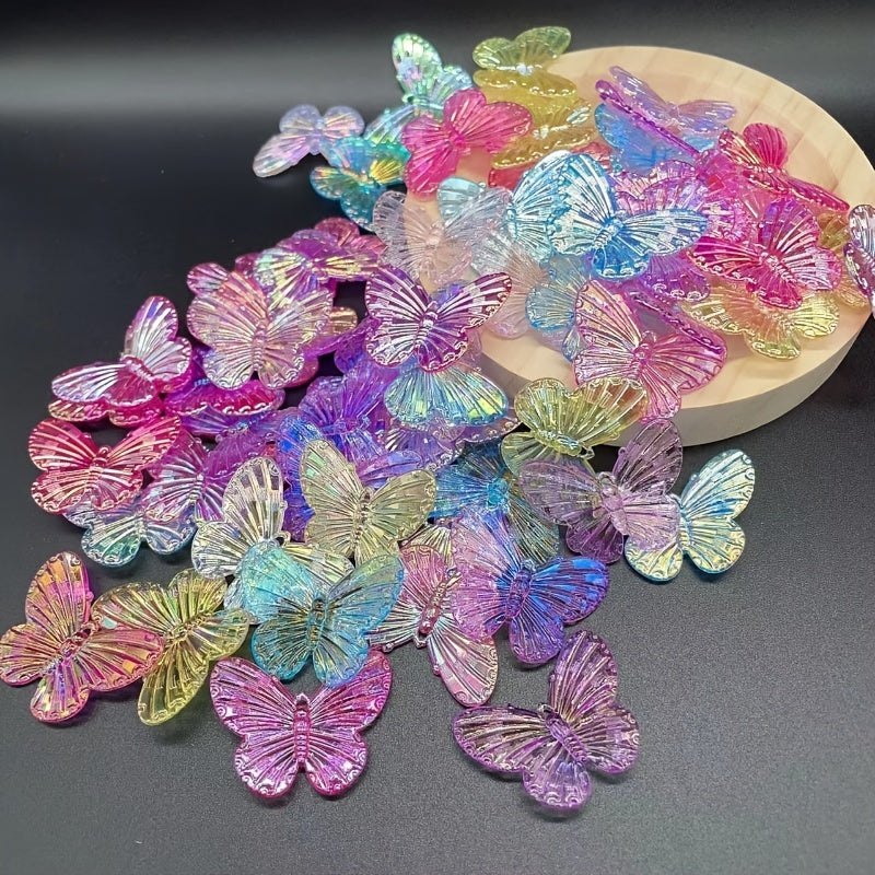 30pcs Butterfly DIY Bead Necklace Bracelet Making Set Girls Toys