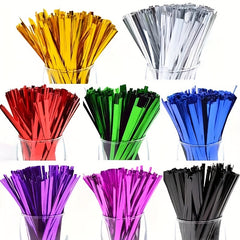 800pcs Metal Wire Tie Candy Baking Gift Packaging Bag Sealing Tie Rope