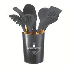 12pcs Silicone Utensil Set Non Stick Kitchen Cooking