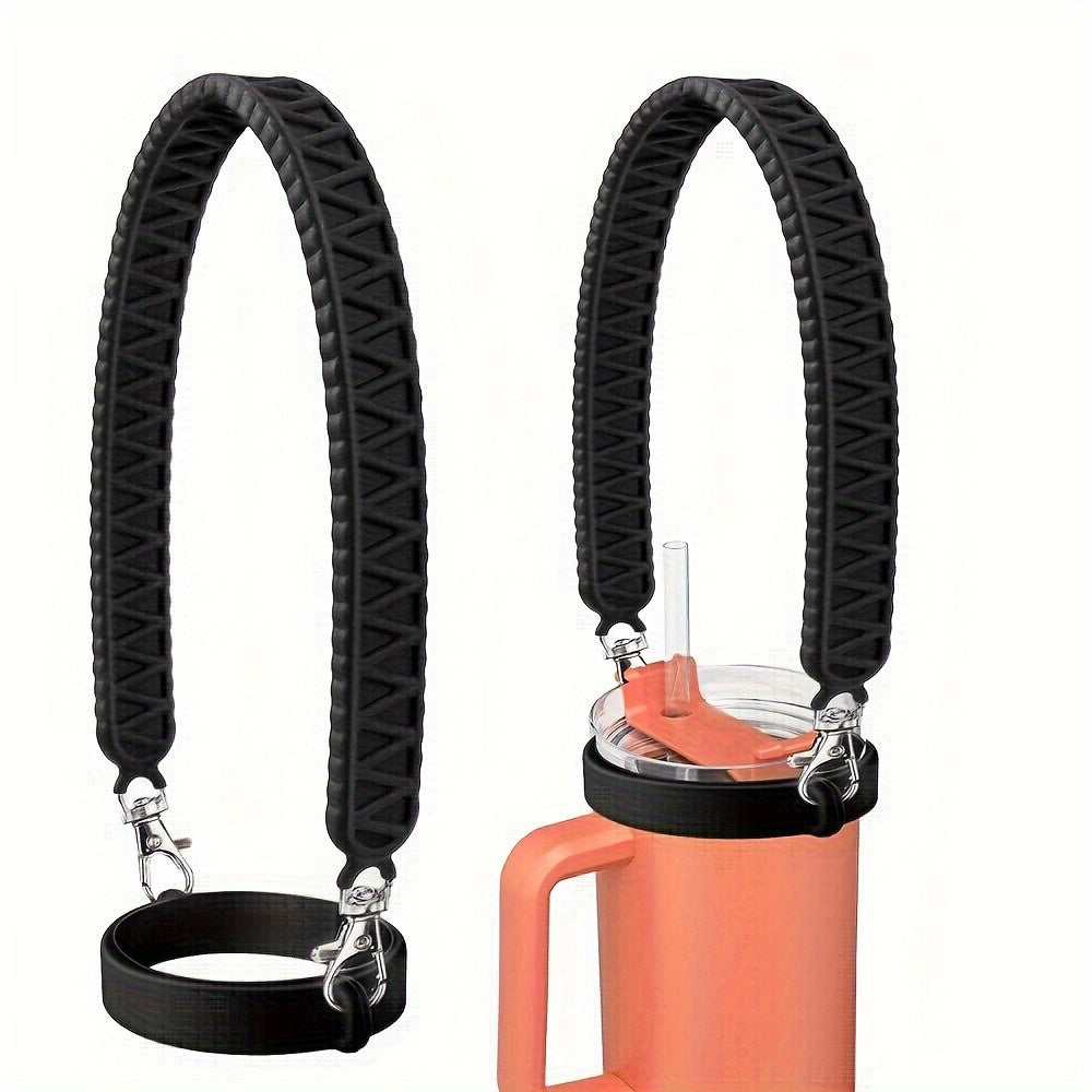Silicone Water Cup Strap - Fits 8oz-40oz Bottles - Outdoor & Indoor Use