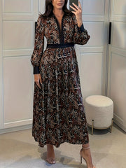 Women's V Neck Maxi Dress