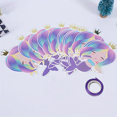 Mermaid Party Banners for Girls' Birthday and Baby Showers