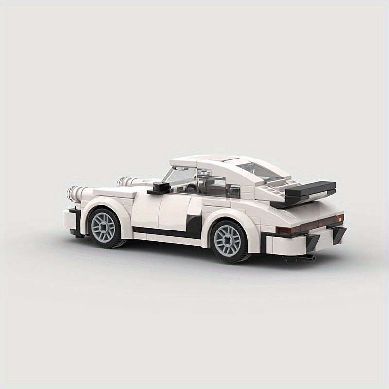 Retro Supercar Building Block Toy Model Display for Boys & Adults