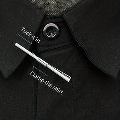 Collar Clips Portable Brooch Clip Shirt Collar Pins Business Suit Accessories