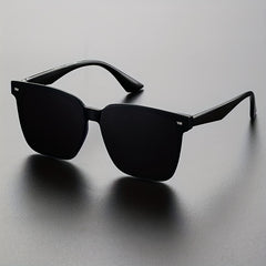 Men's Vintage Oval UV400 Sunglasses for All Seasons