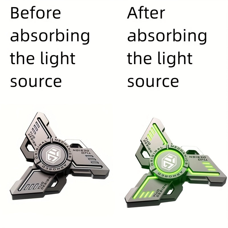 Luminous Fidget Spinner Antistress Mute Bearing R188 Alloy Metal