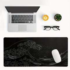 Japan Sea Wave Large Mouse Pad Extended