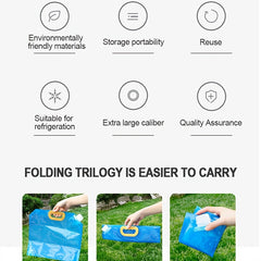 5L Foldable Portable Water Bag for Outdoor Camping Hiking