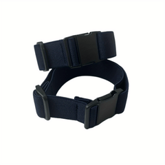 2 Pack Invisible Elastic Belts for Men - Casual Plastic Belt