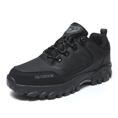 Men's Low Top Hiking Boots Non Slip Lace Up Durable Shoes