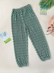 Girls Casual Elastic Waist Anti-mosquito Pants Kids Outwear Pants