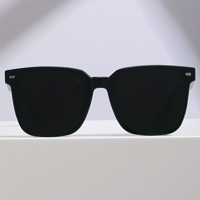 Square Frame Sunglasses UV400 Anti Glare Outdoor Glasses