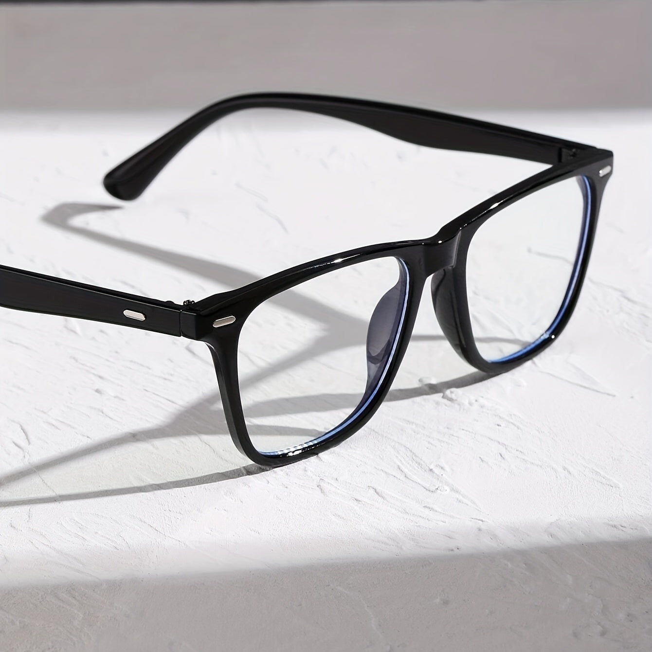 Classic Clear Lens Rectangular Eyeglasses for Women Men
