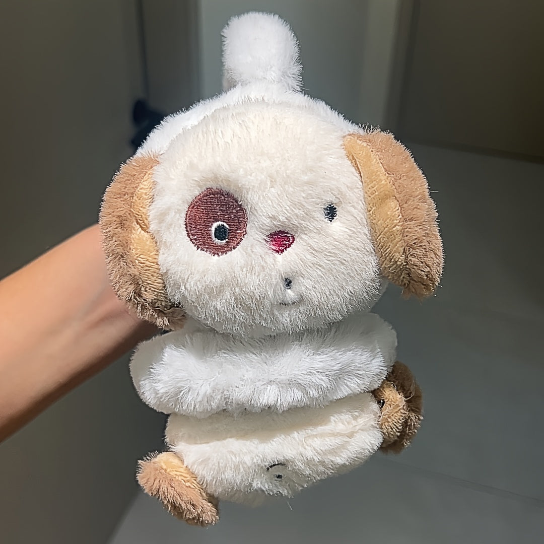Adorable Cartoon Plush Earmuffs for Women Soft Pink Fuzzy Animal Comfortable Fit