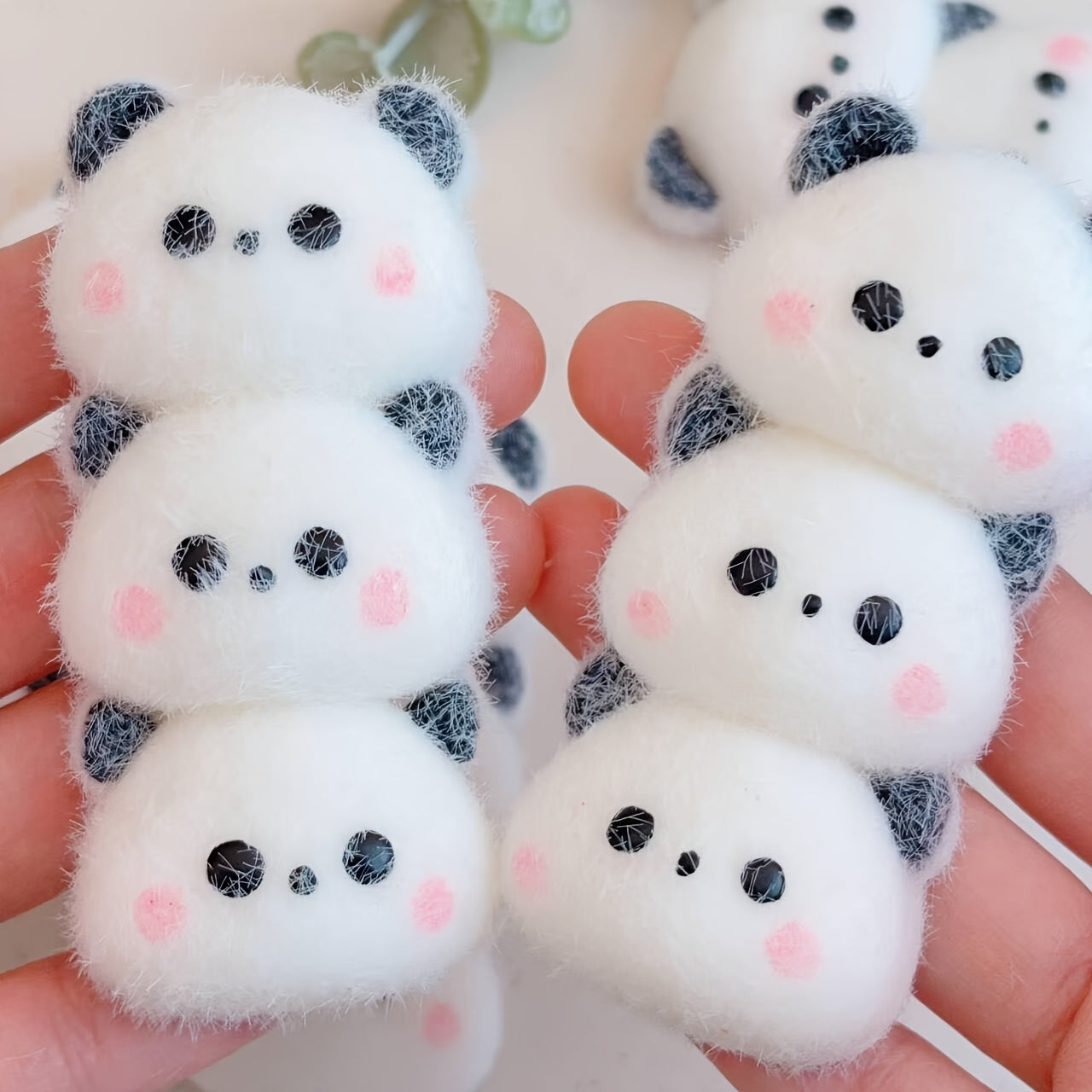 3 Panda Soft Plush Squeeze Toy Halloween Easter Year Gift