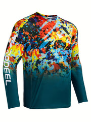 Men's Camo UPF 50 Sun Protection Shirt Long Sleeves