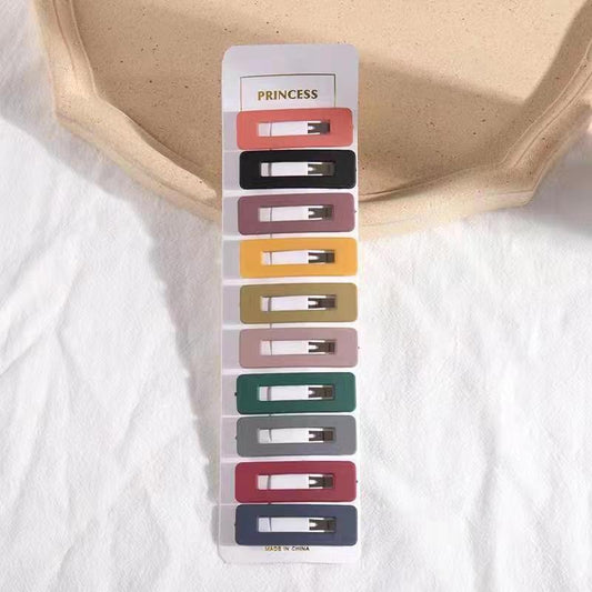 10pcs Candy Hairclip Hairpin Snap Clip Barrette Hair Accessories