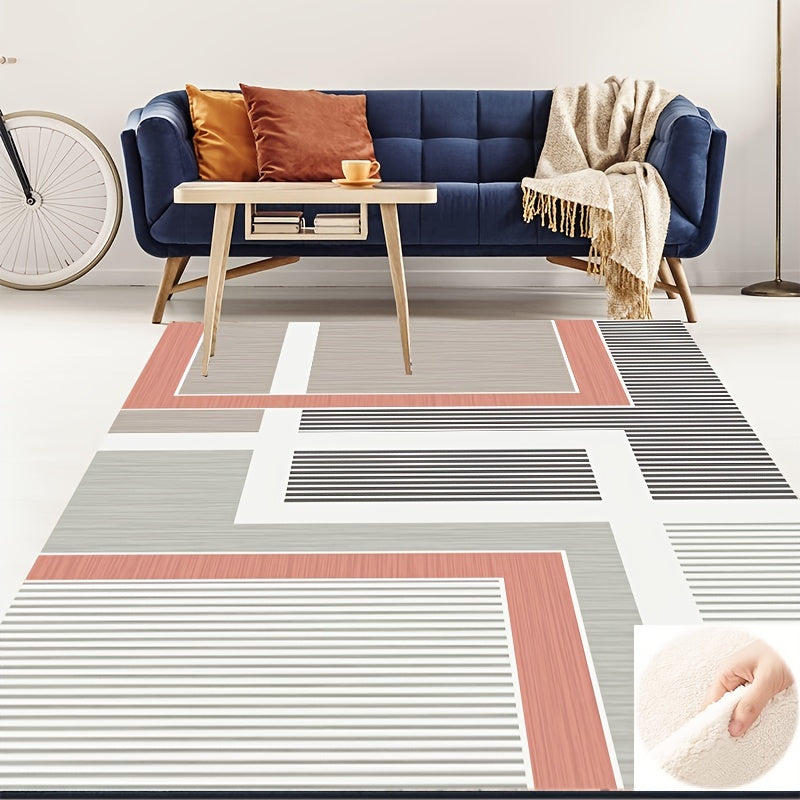 Fluffy Faux Wool Area Rug Contemporary Large Carpet Soft Comfo