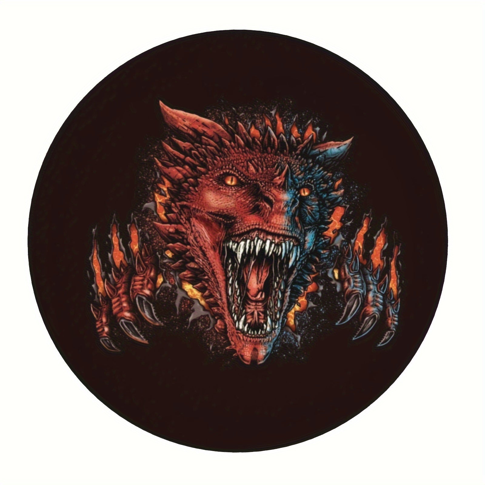 Grimace Pattern Mouse Pad 20x20cm - Non slip Rubber - Desktop Comp
