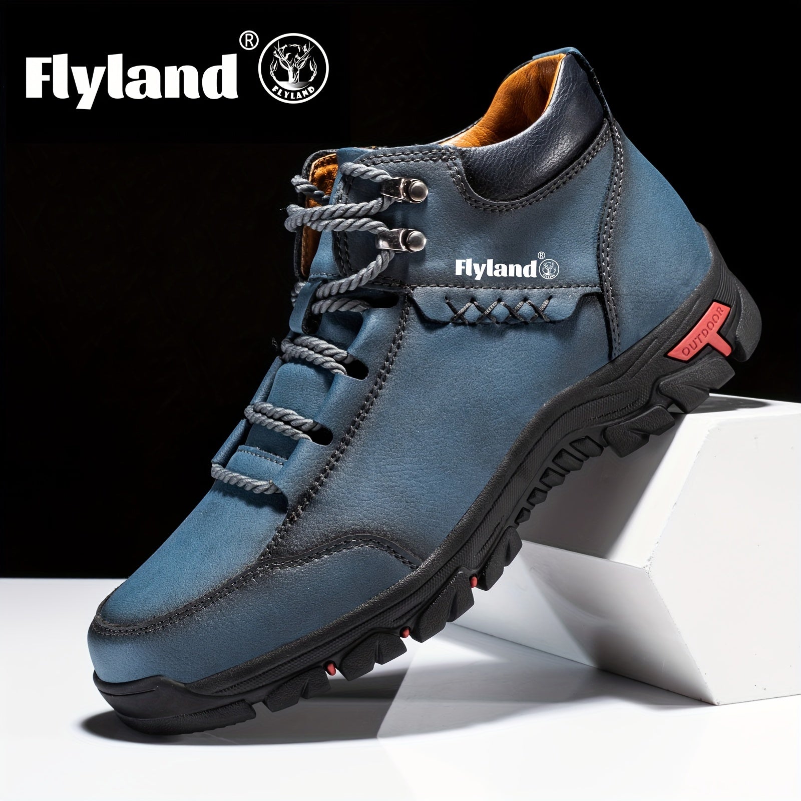 FLYLAND Men's Chukka Ankle Boots Outdoor Sport Shoes