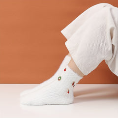 Cozy Christmas Fuzzy Socks Women's Stockings