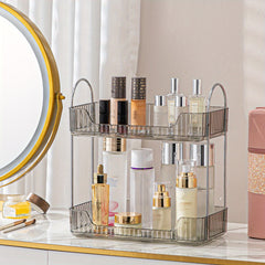Stylish Bathroom Counter Organizer with Coffee Station Cosmetic Holder