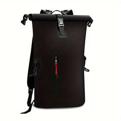 Waterproof Sports Backpack Geometric PVC Material Ideal for Swimming