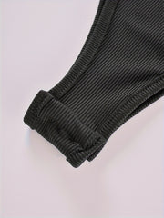 Ribbed Shaping Bodysuit Tummy Control Sleeveless Body Shaper
