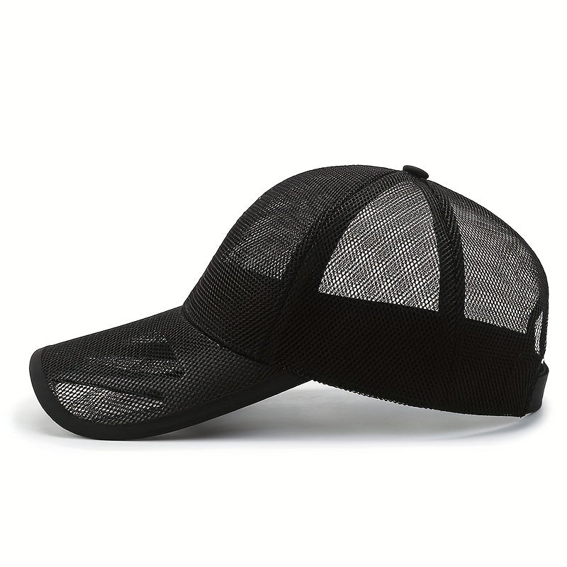 Unisex Mesh Breathable Baseball Cap Trucker Hat