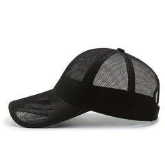Unisex Mesh Breathable Baseball Cap Trucker Hat