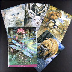Animal Spirits Oracle Cards with QRCode Guidebook