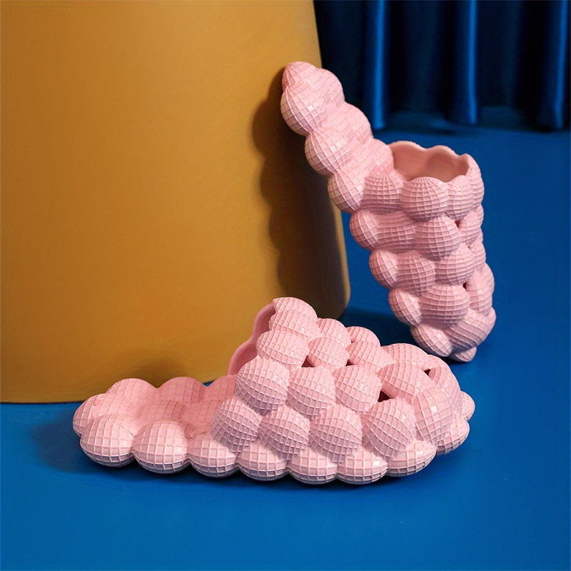 Kid's Massage Bubble Slides Spa Slippers for Pressure Relief - Boys and Girls