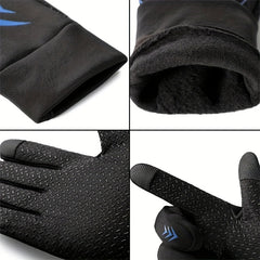 Warm Anti Slip Touch Screen Winter Gloves - Waterproof for Ski Fishing Cycling