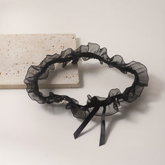 Elastic Lace Band With Bowknot for Wedding