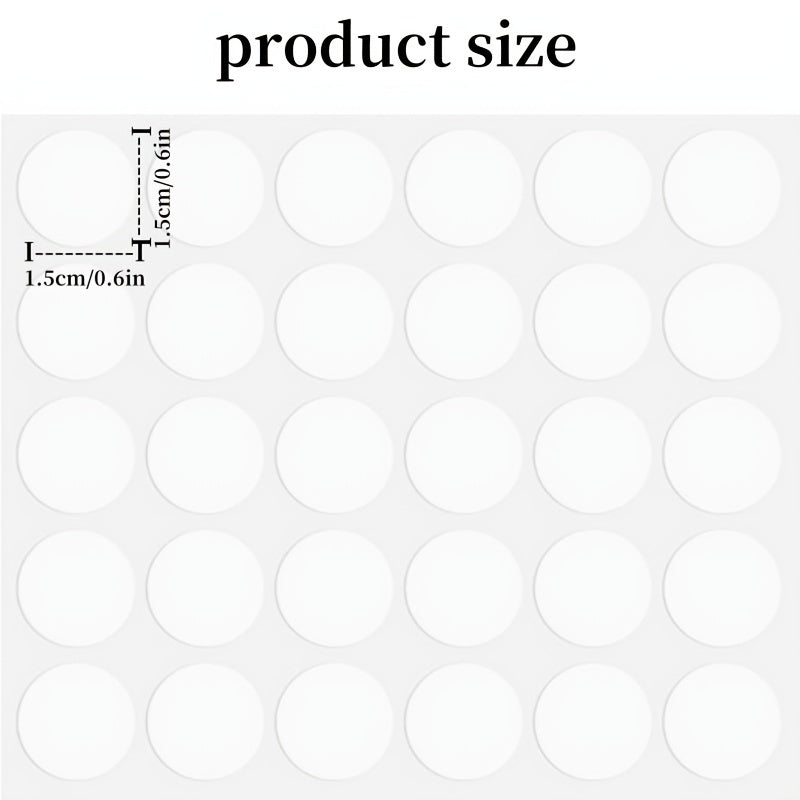 15mm Clear Glue Point Removable Dot Stickers for Crafts DIY Art Office