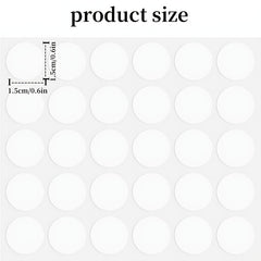 15mm Clear Glue Point Removable Dot Stickers for Crafts DIY Art Office